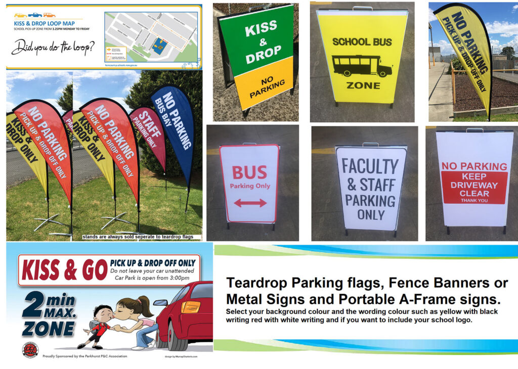 kiss-and-go-drop-signs - Edusign: School Banners, Flags, Signs & More